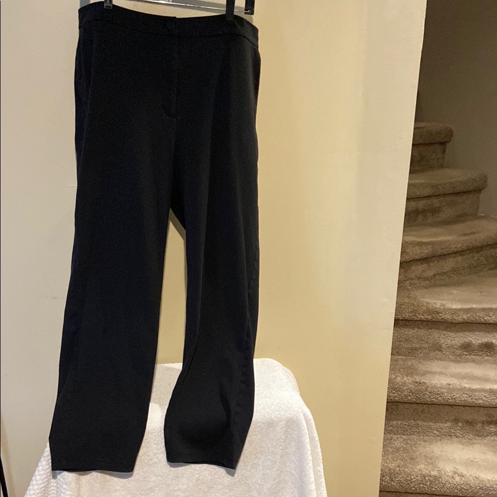 Eileen Fisher Black Trousers